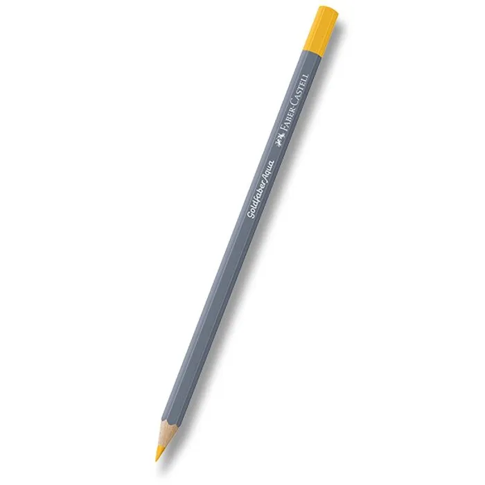 Główne zdjęcie produktu Akvarelová pastelka Goldfaber Aqua, 108 tmavá kadmiová žluť Faber Castell (114608)