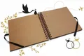 Następne zdjęcie produktu Album/Scrapbook - 210x210 mm - kraftowy - z motywem serca