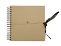 Następne zdjęcie produktu Album/Scrapbook - 210x210 mm - kraftowy - z motywem serca