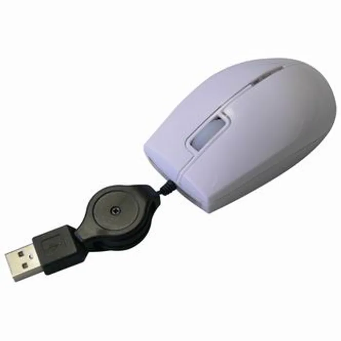Główne zdjęcie produktu All New Myš M-92, 800DPI, optická, 3tl., 1 kolečko, drátová USB, bílá, mini