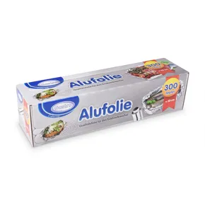 Folia aluminiowa 10,5µm 29cm x 300m w pudełku z ucinarką [1 szt]