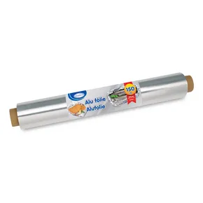 Folia aluminiowa 11µm 44cm x 150m pojedynczo pakowana [1 szt]