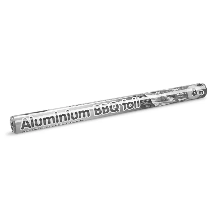 Główne zdjęcie produktu Alu fólie na grilování 16µm 44cm x 8m jednotlivě balená [1 ks]