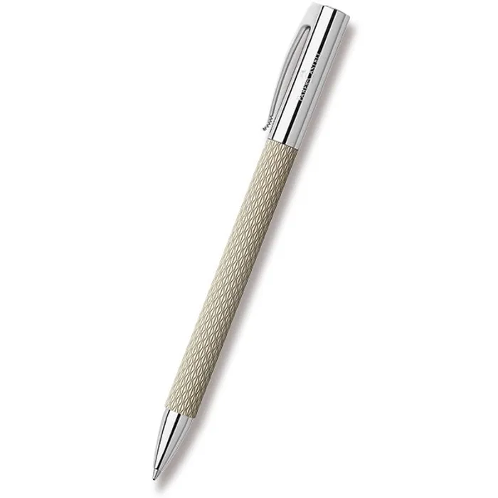 Główne zdjęcie produktu Ambition OpArt White Sand kuličková tužka Faber-Castell 149616