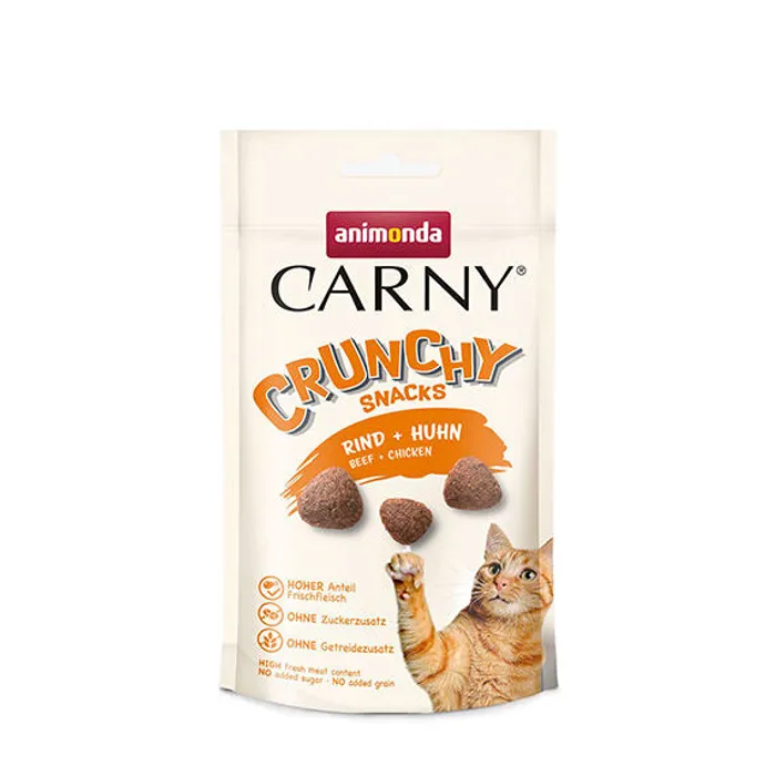 Główne zdjęcie produktu ANIMONDA Carny Crunchy Snacks - hovězí + kuře 50 g