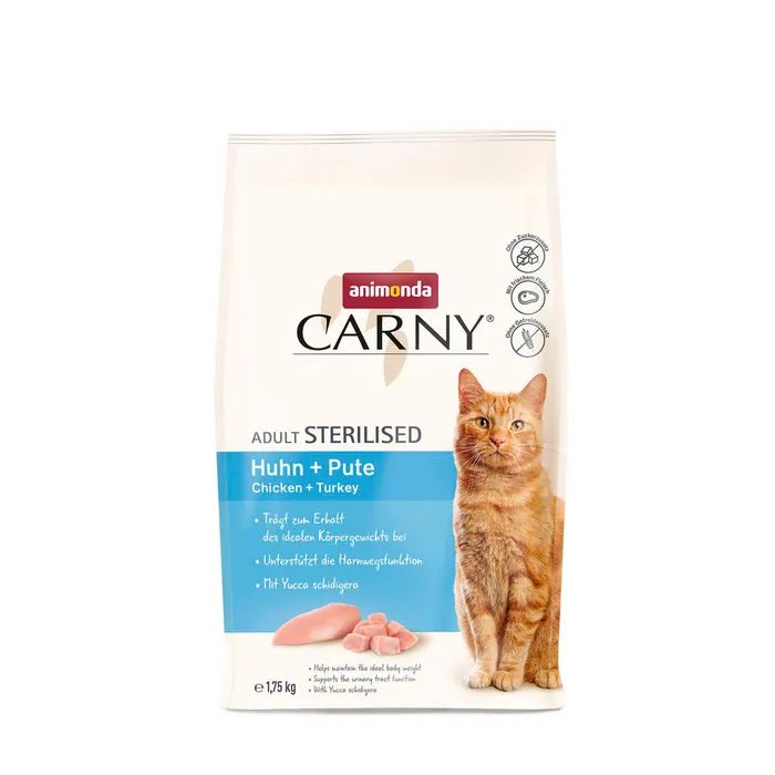 Główne zdjęcie produktu ANIMONDA Carny Sterilised - kuře + krůta 1.75 kg