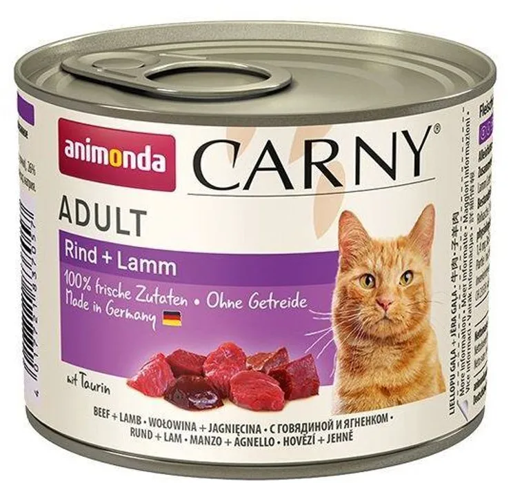 Główne zdjęcie produktu ANIMONDA konzerva CARNY Adult - hovězí, jehněčí 200g