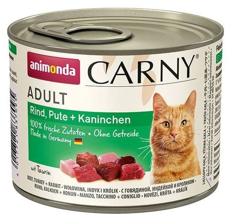Główne zdjęcie produktu ANIMONDA konzerva CARNY Adult - hovězí, krůta, králík 200g