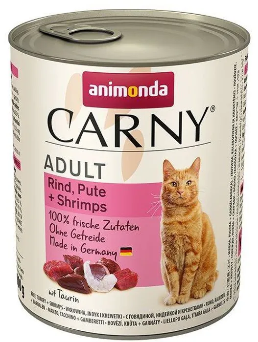 Główne zdjęcie produktu ANIMONDA konzerva CARNY Adult - hovězí, krůta, ráčci 800g