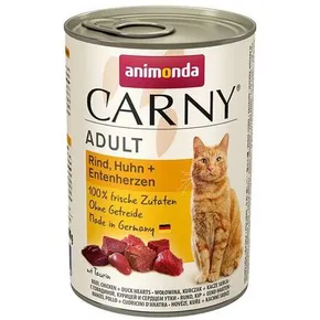 ANIMONDA konserwa CARNY Adult - wołowina, kurczak, serce kacze 400g
