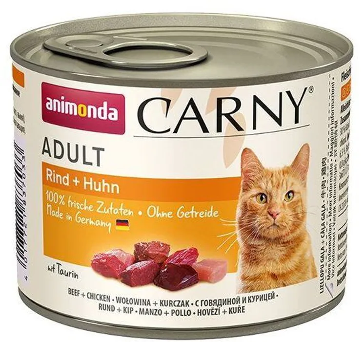 Główne zdjęcie produktu ANIMONDA konzerva CARNY Adult - hovězí, kuřecí 200g