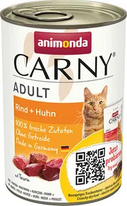 ANIMONDA konserwa CARNY Adult - wołowina, kurczak 400g