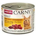 Następne zdjęcie produktu ANIMONDA konserwa CARNY Adult - wołowina, kurczak, serce kacze 200g