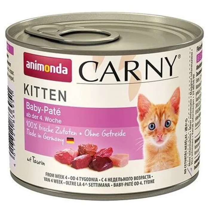 Główne zdjęcie produktu ANIMONDA konzerva CARNY BABY PATÉ hovězí, kuřecí 200g