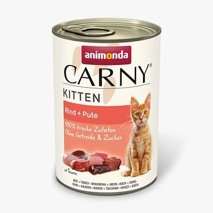 Główne zdjęcie produktu ANIMONDA konzerva CARNY Kitten - hovězí + krůta 400g