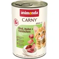 ANIMONDA karma konserwowa CARNY Kitten - wołowina, kurczak, królik 400g