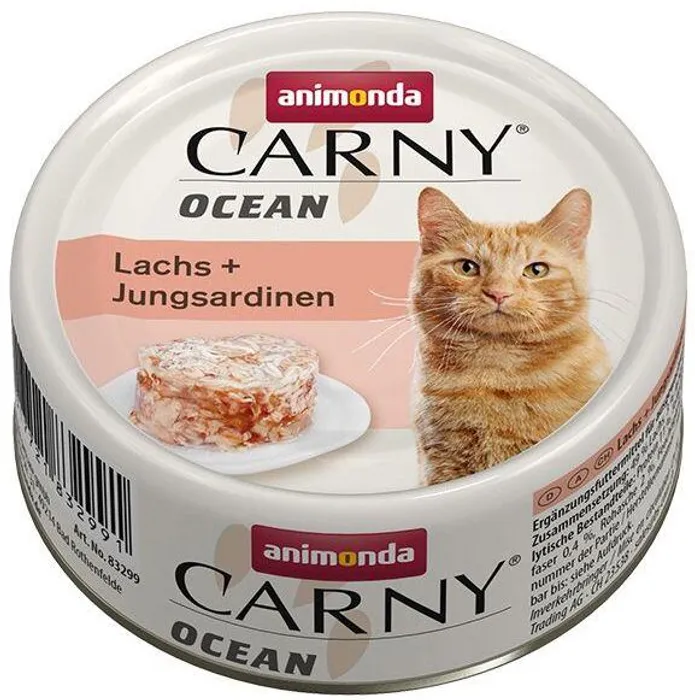 Główne zdjęcie produktu ANIMONDA konzerva CARNY Ocean - losos + sardinky 80g