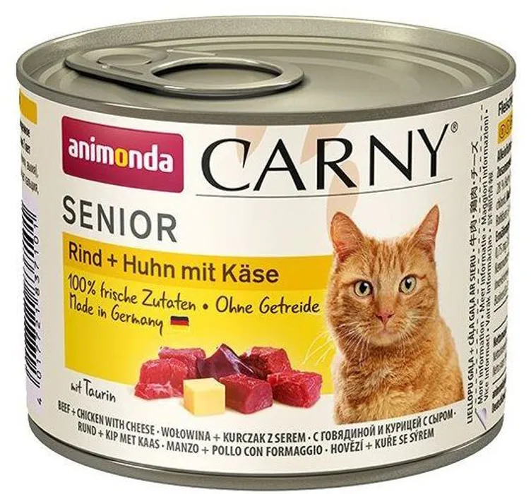Główne zdjęcie produktu ANIMONDA konzerva CARNY Senior - hovězí, kuře, sýr 200g