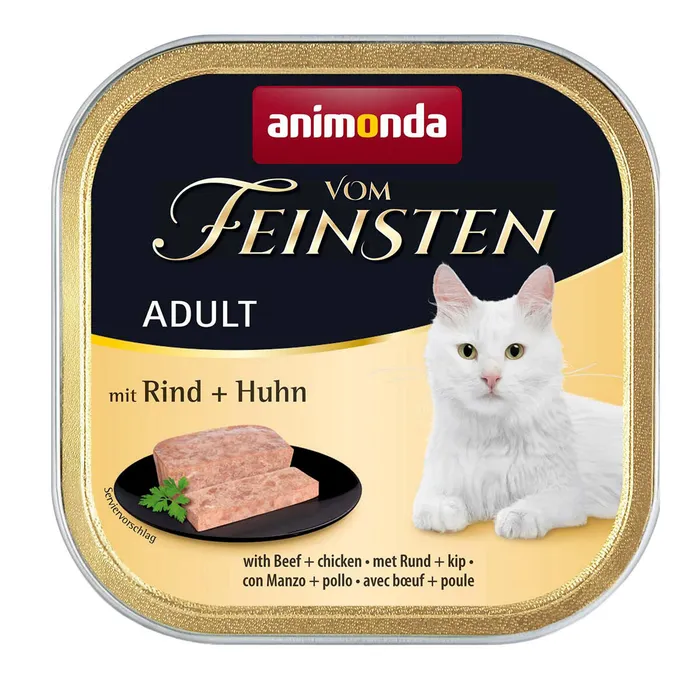 Główne zdjęcie produktu ANIMONDA paštika ADULT - hovězí, kuřecí pro kočky 100g