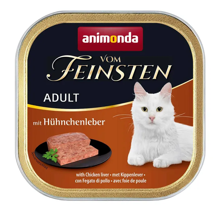 Główne zdjęcie produktu ANIMONDA paštika ADULT - kuřecí játra pro kočky 100g