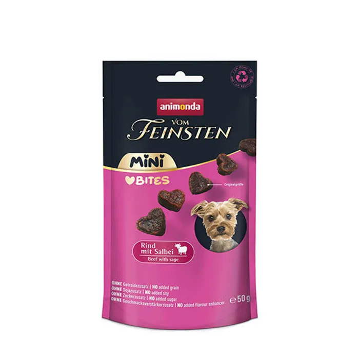 Główne zdjęcie produktu ANIMONDA VF Mini Bites pamlsky - hovězí, šalvěj 50 g
