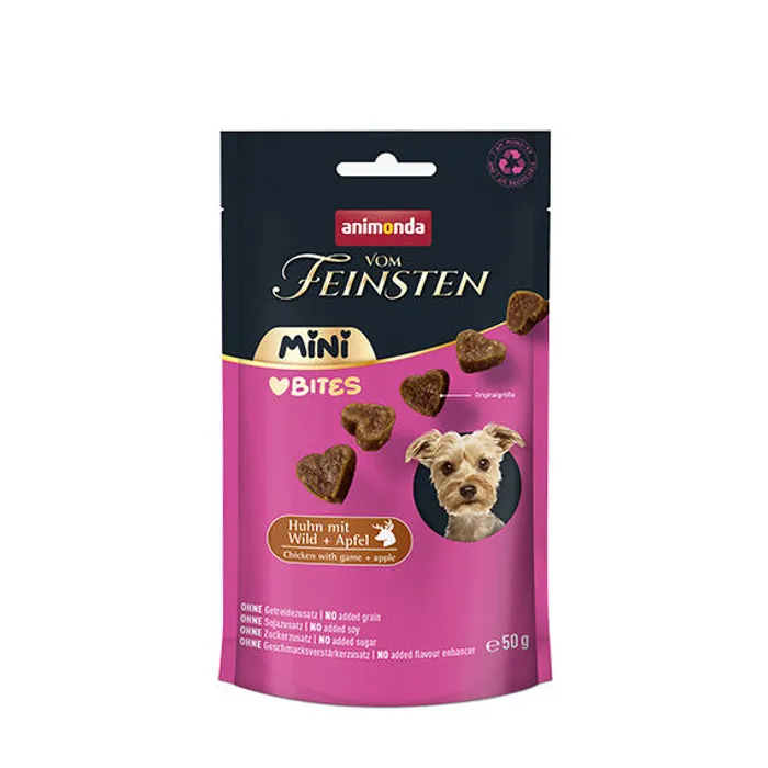 Główne zdjęcie produktu ANIMONDA VF Mini Bites pamlsky - kuře, zvěřina, jablko 50 g