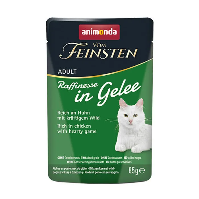 Główne zdjęcie produktu ANIMONDA VF Raffinesse in Jelly - kuře a divočina, 85 g