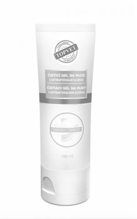 Główne zdjęcie produktu Antibakteriální čistící gel na ruce 100 ml tuba - hedvábí