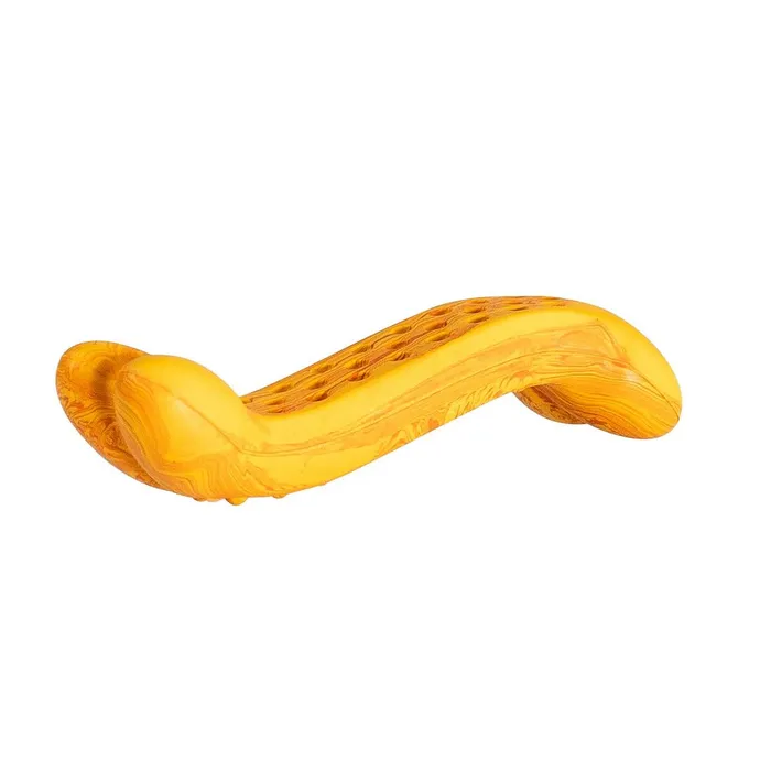 Główne zdjęcie produktu Antibakteriální dentální kost s vůní gril.kuřete HipHop přírodní guma 11 cm
