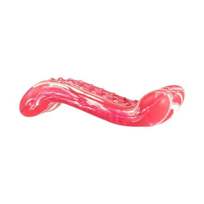 Główne zdjęcie produktu Antibakteriální dentální kost s vůní hovězího steaku HipHop přírodní guma 13,5 cm