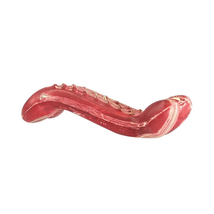 Główne zdjęcie produktu Antibakteriální dentální kost s vůní slaniny HipHop přírodní guma 16,5 cm