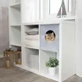 Następne zdjęcie produktu Pudełko filcowe/jaskinia dla kota ANTON, pasujące do półki IKEA 33 cm w kolorze szarym