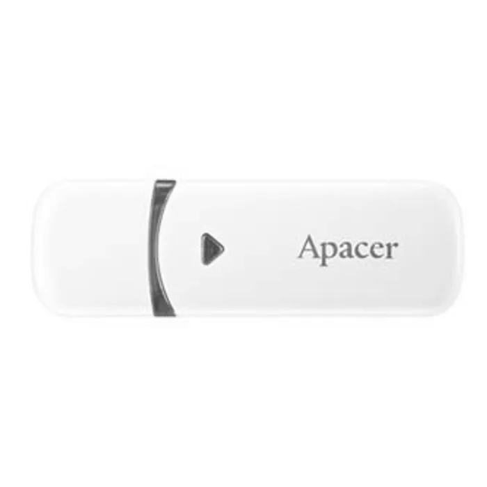 Główne zdjęcie produktu Apacer USB flash disk, USB 2.0, 16GB, AH333, bílý, AP16GAH333W-1, USB A, s krytkou
