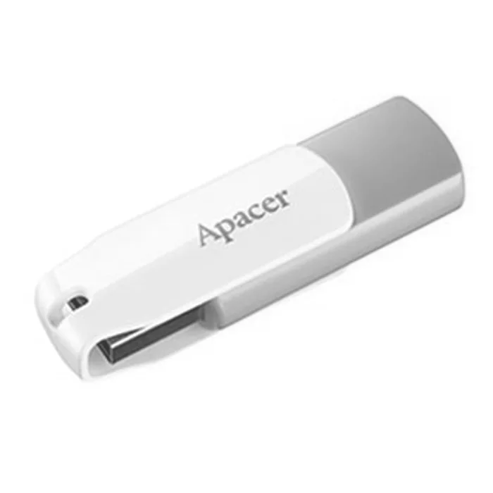 Główne zdjęcie produktu Apacer USB flash disk, USB 2.0, 64GB, AH335, zelený, AP64GAH335G-1, USB A, s otočnou kryt