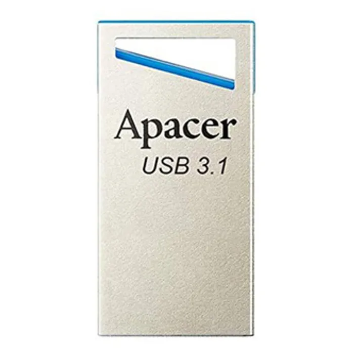 Główne zdjęcie produktu Apacer USB flash disk, USB 3.0 (3.2 Gen 1), 128GB, AH155, stříbrný, AP128GAH155U-1, USB A