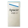 Apacer USB flash disk, USB 3.0 (3.2 Gen 1), 128GB, AH155, stříbrný, AP128GAH155U-1, USB A
