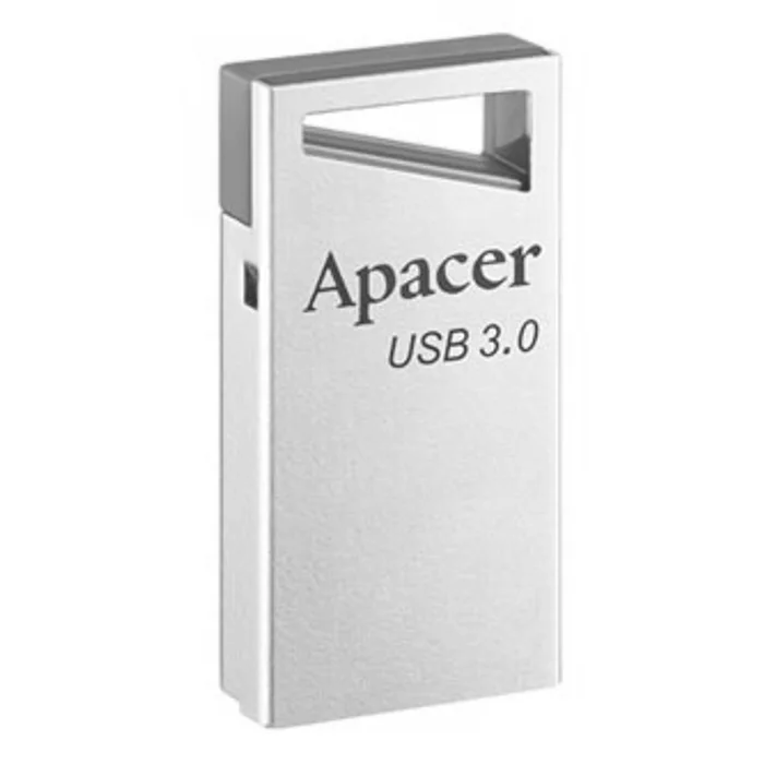 Główne zdjęcie produktu Apacer USB flash disk, USB 3.0 (3.2 Gen 1), 32GB, AH155, stříbrný, AP32GAH155U-1, USB A,