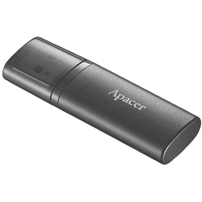 Główne zdjęcie produktu Apacer USB flash disk, USB 3.0 (3.2 Gen 1), 64GB, AH25B, černý, AP64GAH25BB-1, USB A, s k