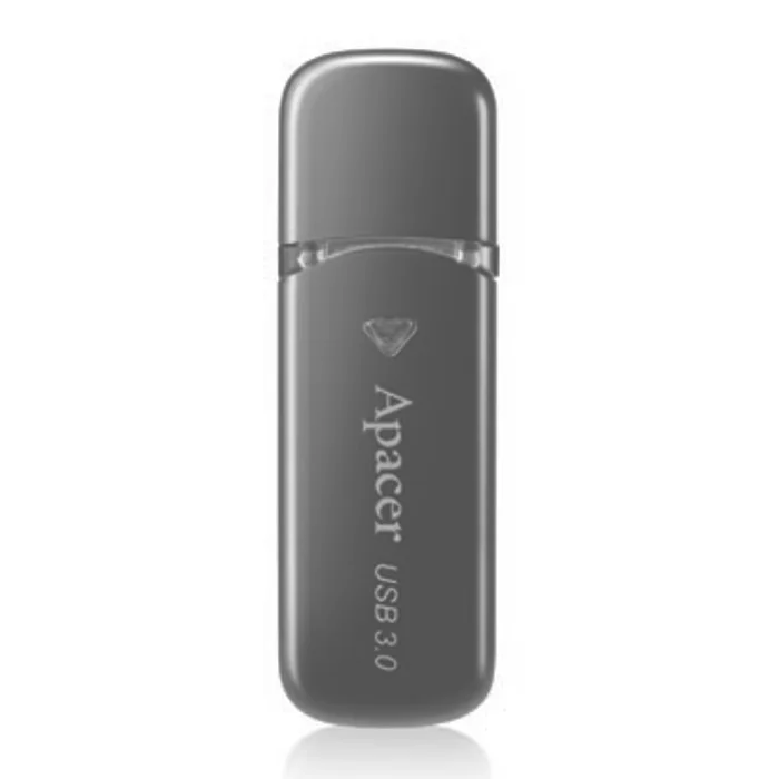 Główne zdjęcie produktu Apacer USB flash disk, USB 3.0 (3.2 Gen 1), 64GB, AH355, černý, AP64GAH355B-1, USB A, s k