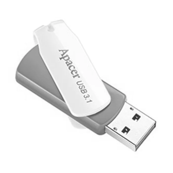 Główne zdjęcie produktu Apacer USB flash disk, USB 3.0 (3.2 Gen 1), 64GB, AH357, modrý, AP64GAH357U-1, USB A, s o