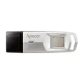 Apacer USB flash disk, USB 3.0 (3.2 Gen 1), 64GB, AH651, srebrny, AP64GAH651S-1, USB A, czytnik linii papilarnych
