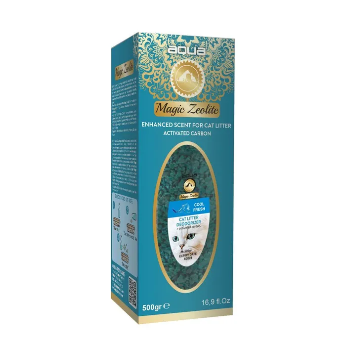 Główne zdjęcie produktu AQUA Magic Zeolite COOL FRESH - granulovaný deodorant pro kočičí WC, 500 g