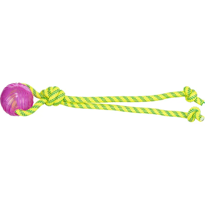 Główne zdjęcie produktu Aqua Toy lano s gumovým míčkem, plovoucí, o 6 × 40 cm, polyester/TPR