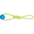 Następne zdjęcie produktu Lina Aqua Toy z gumową kulką, pływająca, ok. 6 x 40 cm, poliester/TPR
