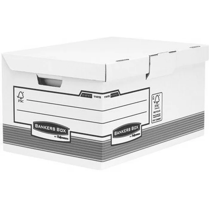 Główne zdjęcie produktu Archivační krabice "BANKERS BOX® SYSTEM", modrá, Flip Top víko, Maxi, FELLOWES