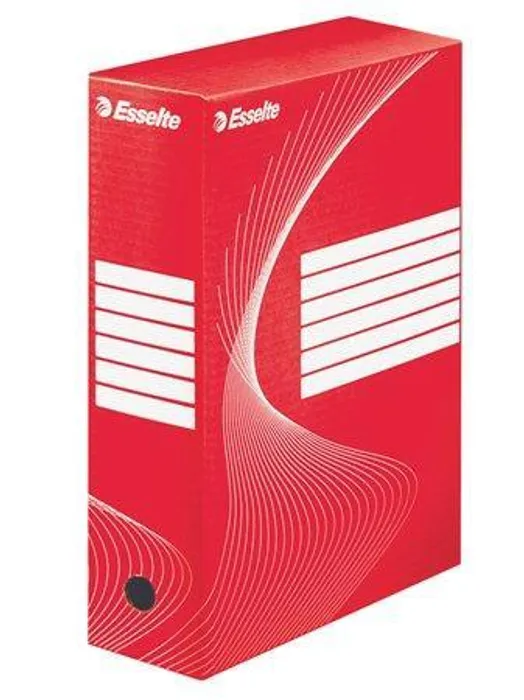 Główne zdjęcie produktu Archivační krabice Esselte 100 mm, Červená