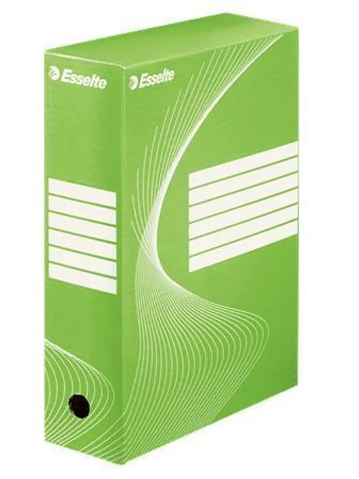 Główne zdjęcie produktu Archivační krabice Esselte 100 mm, Zelená