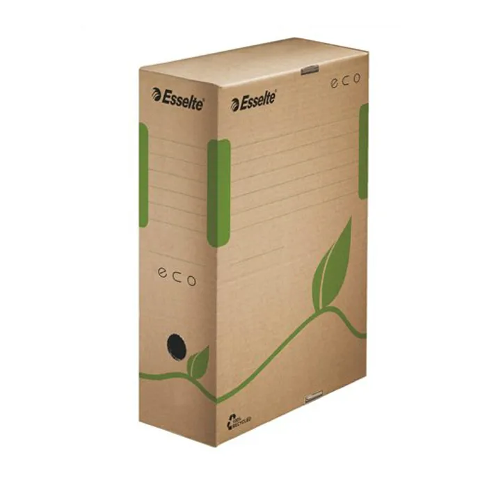 Główne zdjęcie produktu Archivační krabice Esselte Eco 100 mm, Přírodní hnědá