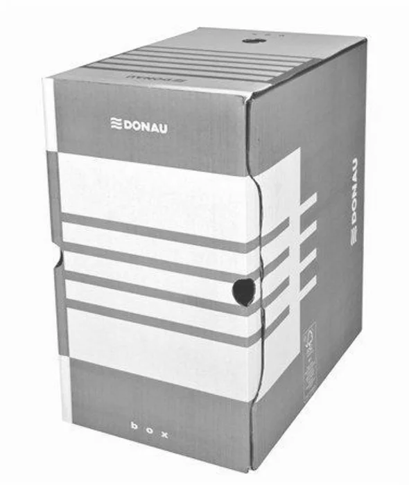 Główne zdjęcie produktu Archivační krabice, modrá, karton, A4, 200 mm, DONAU