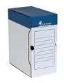 Następne zdjęcie produktu Pudełko archiwizacyjne, niebiesko-białe, karton, A4, 150 mm, VICTORIA